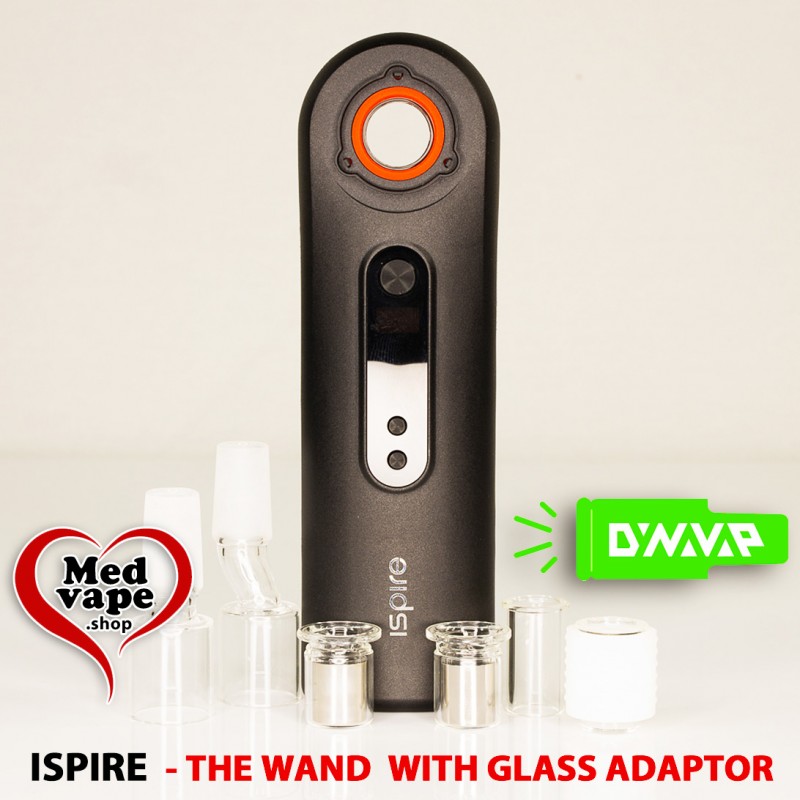 THE WAND COMPLETE WITH GLASS ADAPTOR - DYNAVAP - ISPIRE - MEDVAPE