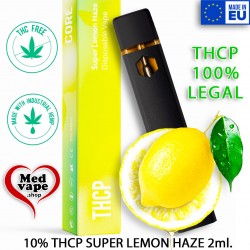 THCP VAPE 10% SUPER LEMON HAZE 2ml CORE THC-P THC MEDVAPE